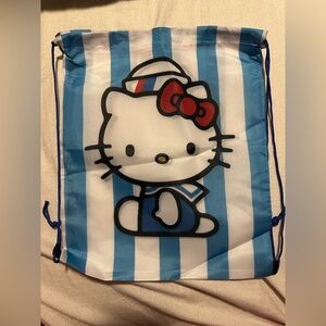 Hello Kitty Vinyl Drawstring Bag